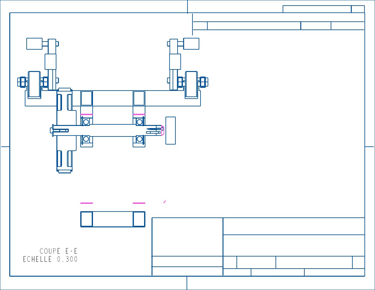 Plan d'ensemble A3, coupe E-E