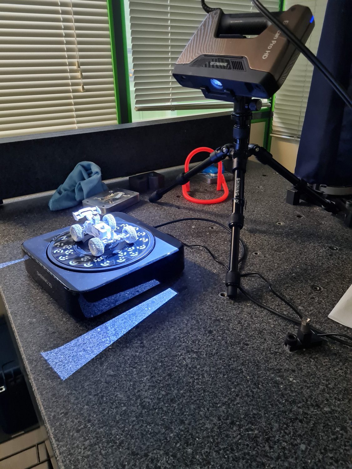 Scan 3D : EinScan Pro HD et plateau tournant